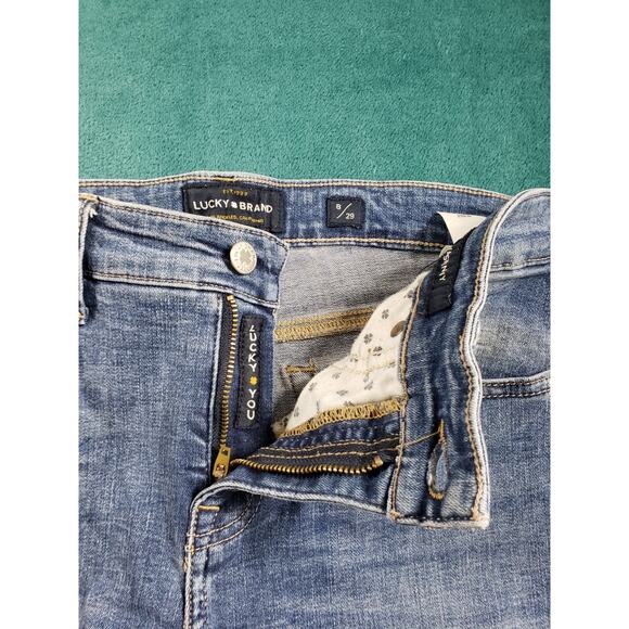 Lucky Brand Jeans Size 8 Womens Blue Stretch Pant Denim Mid Rise Ava Skinny - Picture 6 of 14